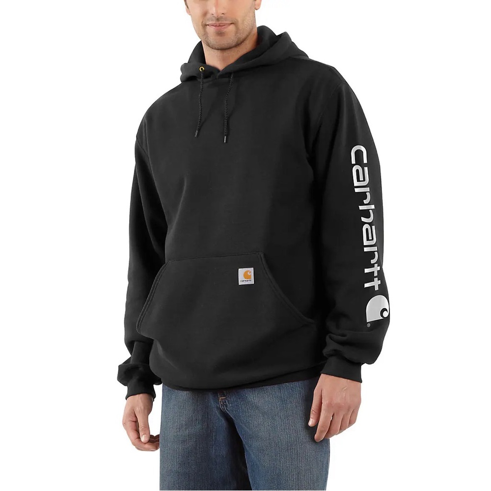 Black Carhartt hoodie size L